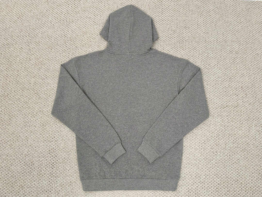 DIOR 迪奥  纯色Logo字母印花 套头 连帽卫衣 长袖 男女同款 灰色 2Y65D670Q-09BA