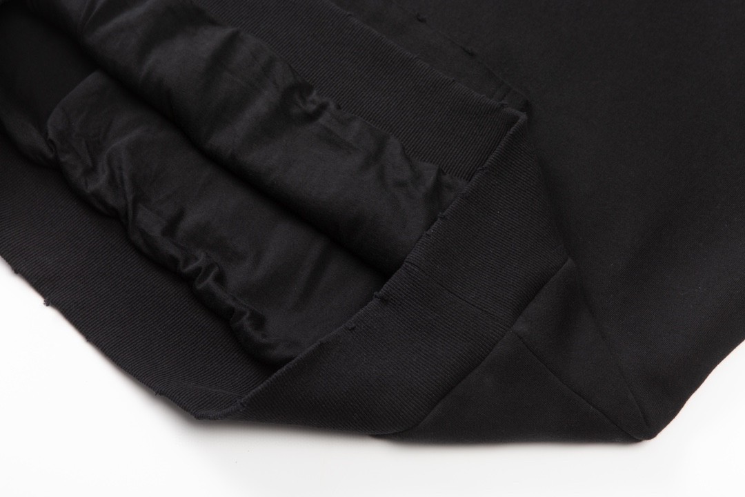 DIOR 迪奥 FW23 纯色Logo字母印花 套头 连帽卫衣 长袖 男女同款 黑色