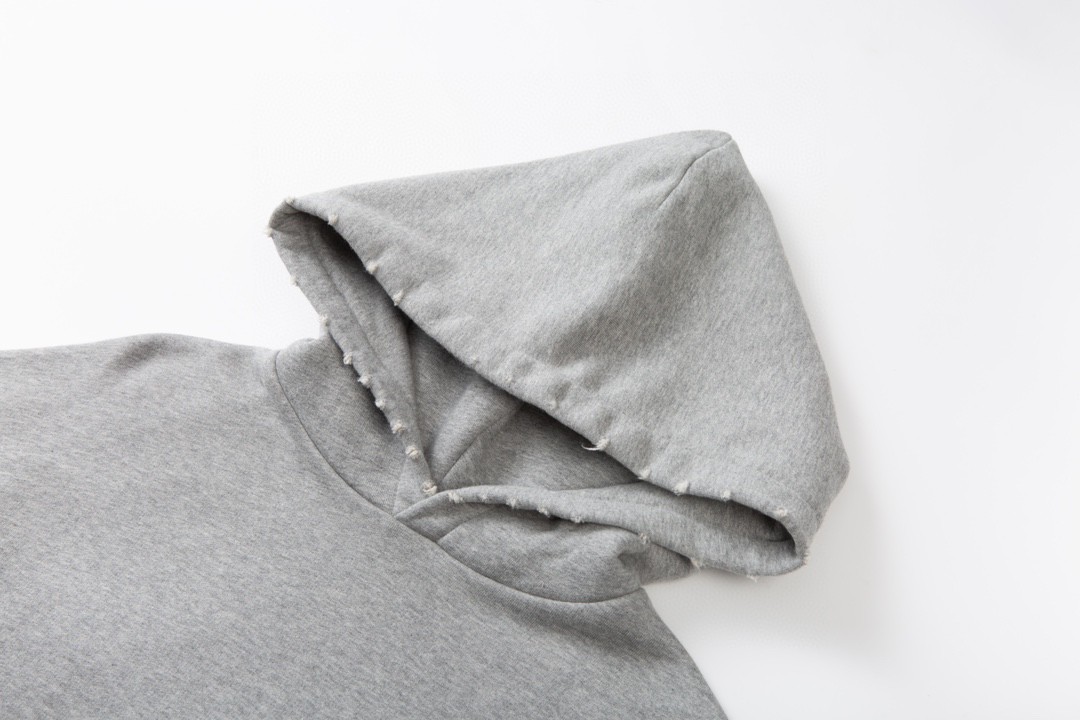 DIOR 迪奥 FW23 纯色Logo字母印花 套头 连帽卫衣 长袖 男女同款 灰色 343J691A0878-C870