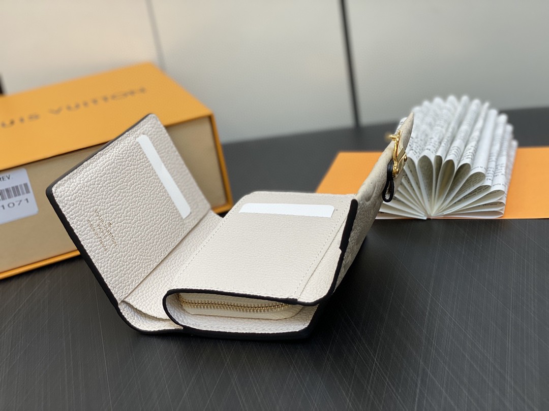 LOUIS VUITTON 路易威登 Pochette Metis 经典老花短款 Empreinte 牛皮 钱包 零钱包 女款 黑色 白色 M81071