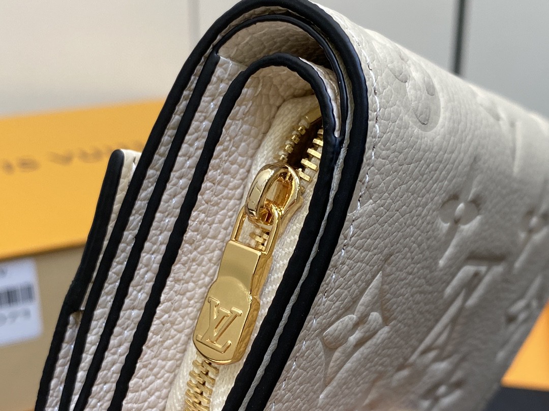 LOUIS VUITTON 路易威登 Pochette Metis 经典老花短款 Empreinte 牛皮 钱包 零钱包 女款 黑色 白色 M81071