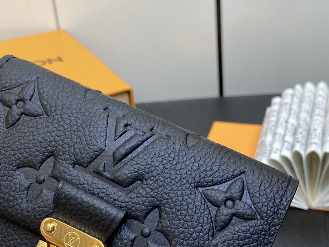 LOUIS VUITTON 路易威登 Pochette Metis 经典老花短款 Empreinte 牛皮 钱包 零钱包 女款 黑色 白色 M81071