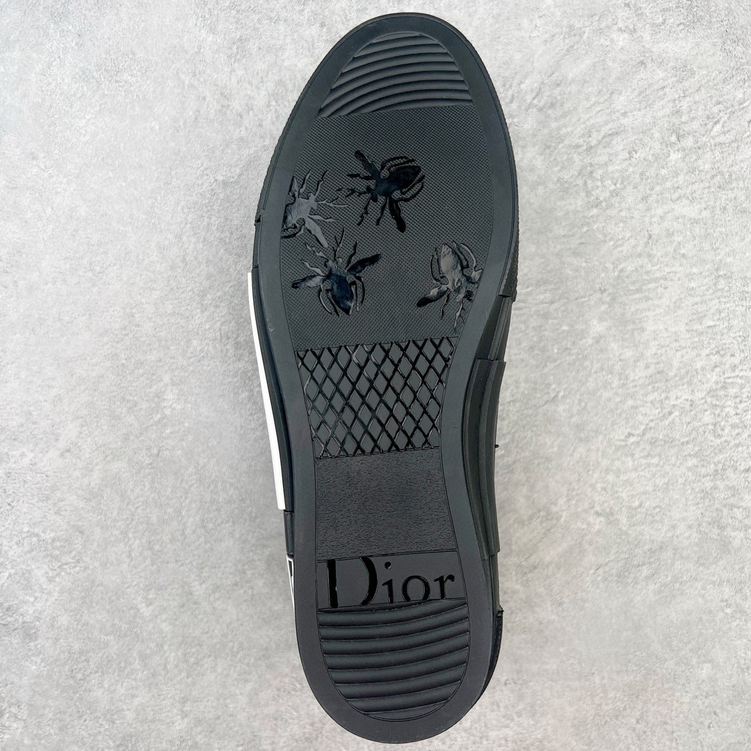 Dior 迪奥 B23 满印logo 高筒 休闲鞋 帆布鞋 运动鞋 板鞋 男鞋 女鞋 黑色 3SH118YJP_H960