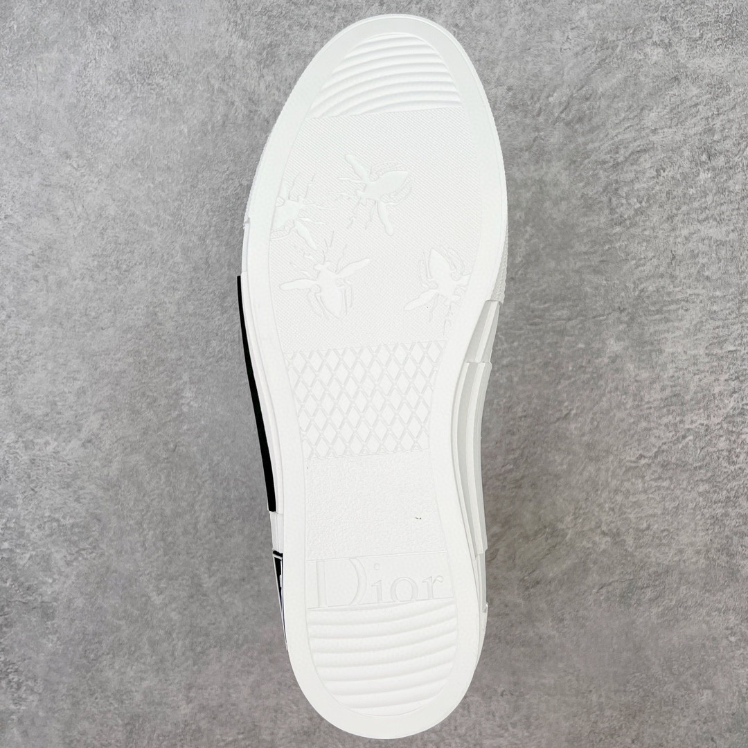 Dior 迪奥 B23 满印logo 高筒 休闲鞋 帆布鞋 运动鞋 板鞋 男鞋 女鞋 黑白 3SH118YJP_H961