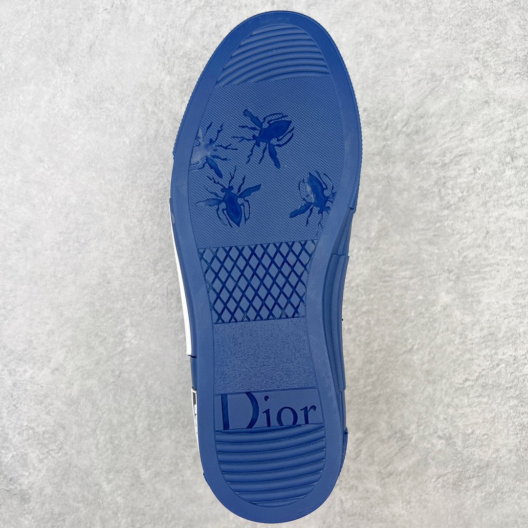 Dior 迪奥 B23 满印logo 高筒 休闲鞋 运动鞋 板鞋 男鞋 女鞋 蓝色 3SH118YNT_H565