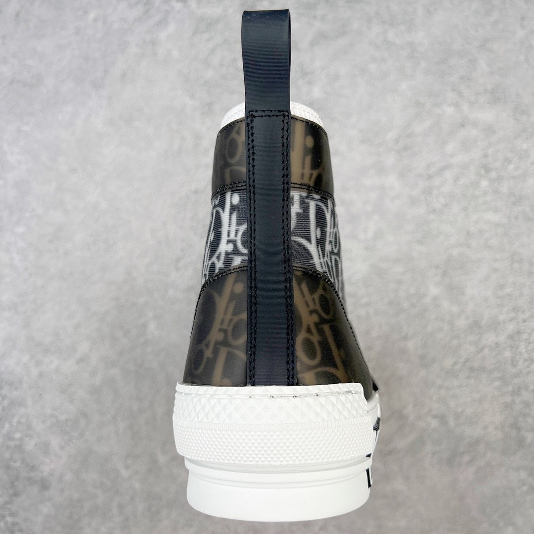 Dior 迪奥 B23 满印logo 高筒 休闲鞋 帆布鞋 运动鞋 板鞋 男鞋 女鞋 黑白 3SH118YJP_H961