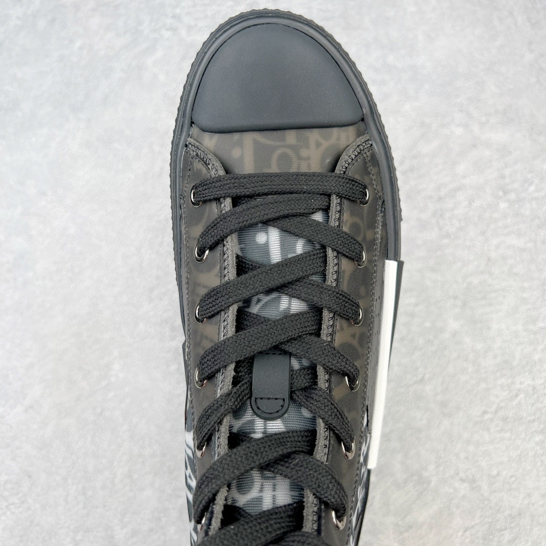 Dior 迪奥 B23 满印logo 高筒 休闲鞋 帆布鞋 运动鞋 板鞋 男鞋 女鞋 黑色 3SH118YJP_H960