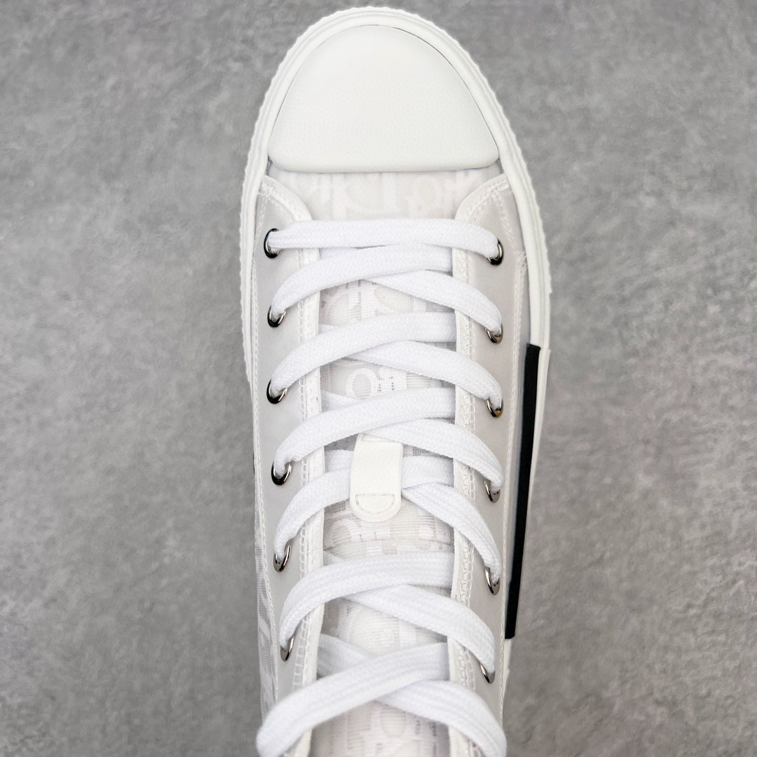 Dior 迪奥 B23 满印logo 高筒 休闲鞋 运动鞋 板鞋 男鞋 女鞋 白色 3SH118YNT_H000