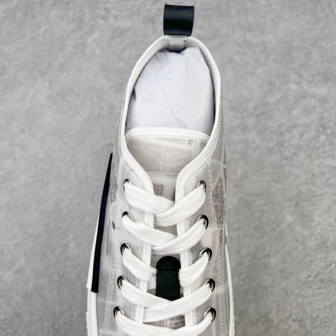 Dior 迪奥 Daniel Arsham B23 报纸印花 低筒 休闲鞋 运动鞋 板鞋 男鞋 黑白 3SN249YUO_H069