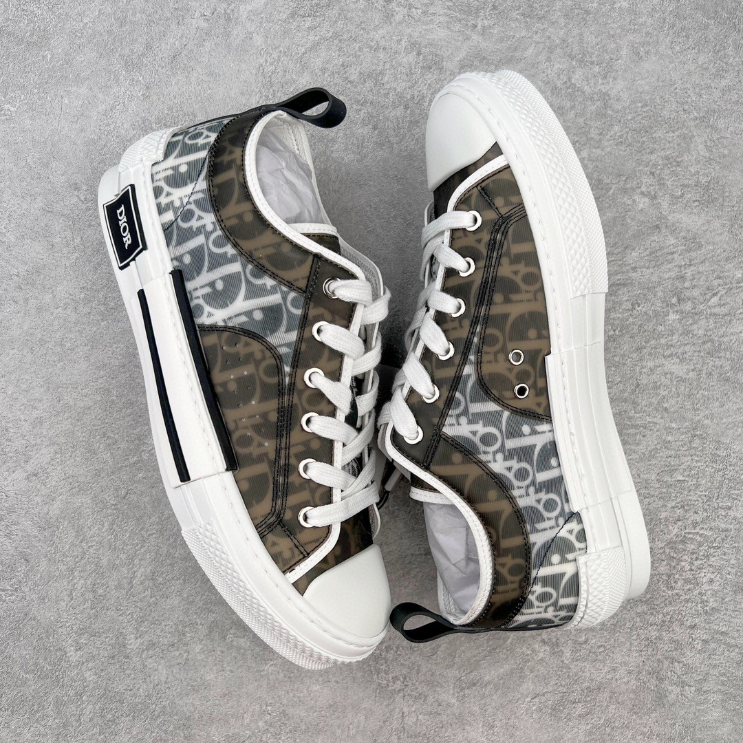 Dior 迪奥 B23 满印logo 低筒 休闲鞋 运动鞋 板鞋 男鞋 黑色 3SN249YJP_H961