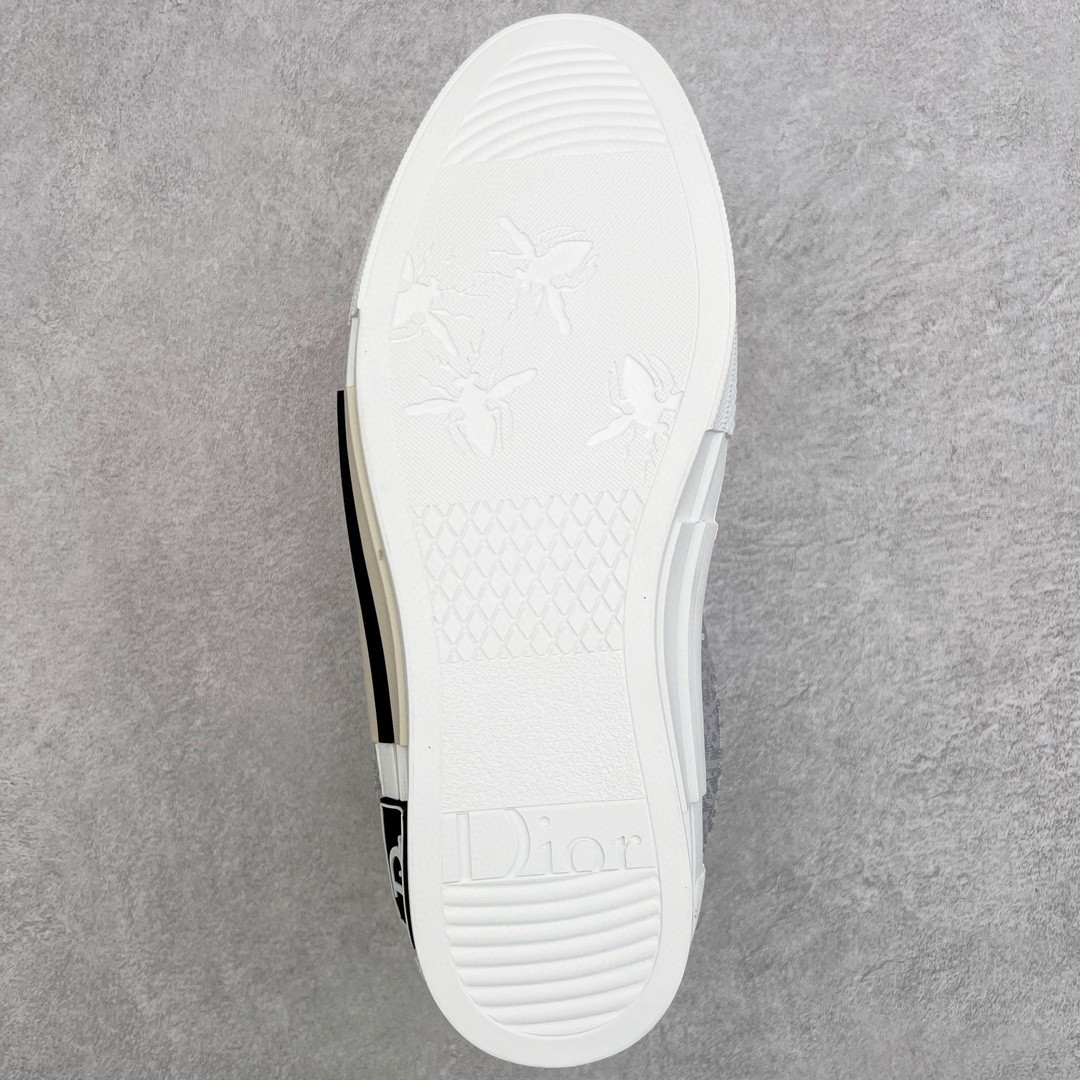 Dior 迪奥 B23 提花面料 Oblique 印花 低筒 休闲鞋 运动鞋 板鞋 男鞋 灰色 3SN249ZTU_H868