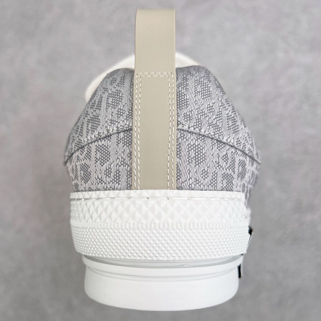 Dior 迪奥 B23 提花面料 Oblique 印花 低筒 休闲鞋 运动鞋 板鞋 男鞋 灰色 3SN249ZTU_H868