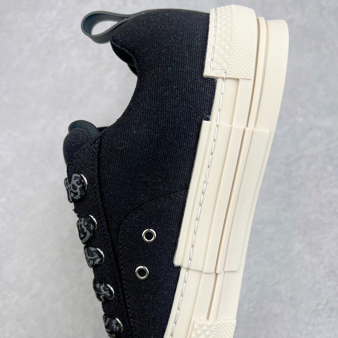 ERL Dior 迪奥 B23 帆布 徽标 低筒 休闲鞋 运动鞋 板鞋 男鞋 黑色 3SN292ZWC_H968