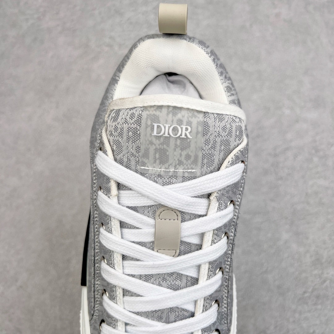 Dior 迪奥 B23 提花面料 Oblique 印花 低筒 休闲鞋 运动鞋 板鞋 男鞋 灰色 3SN249ZTU_H868