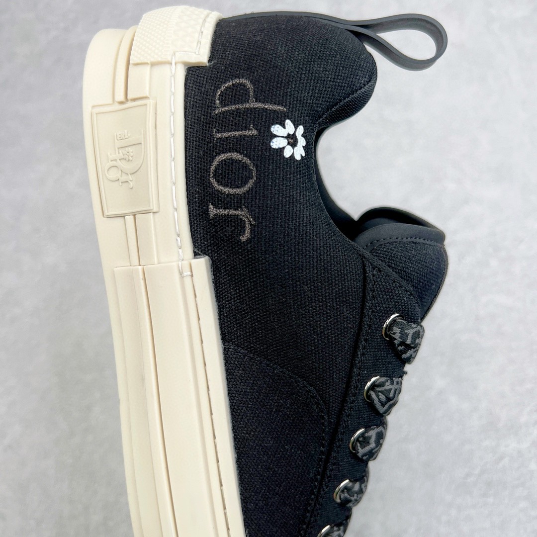 ERL Dior 迪奥 B23 帆布 徽标 低筒 休闲鞋 运动鞋 板鞋 男鞋 黑色 3SN292ZWC_H968