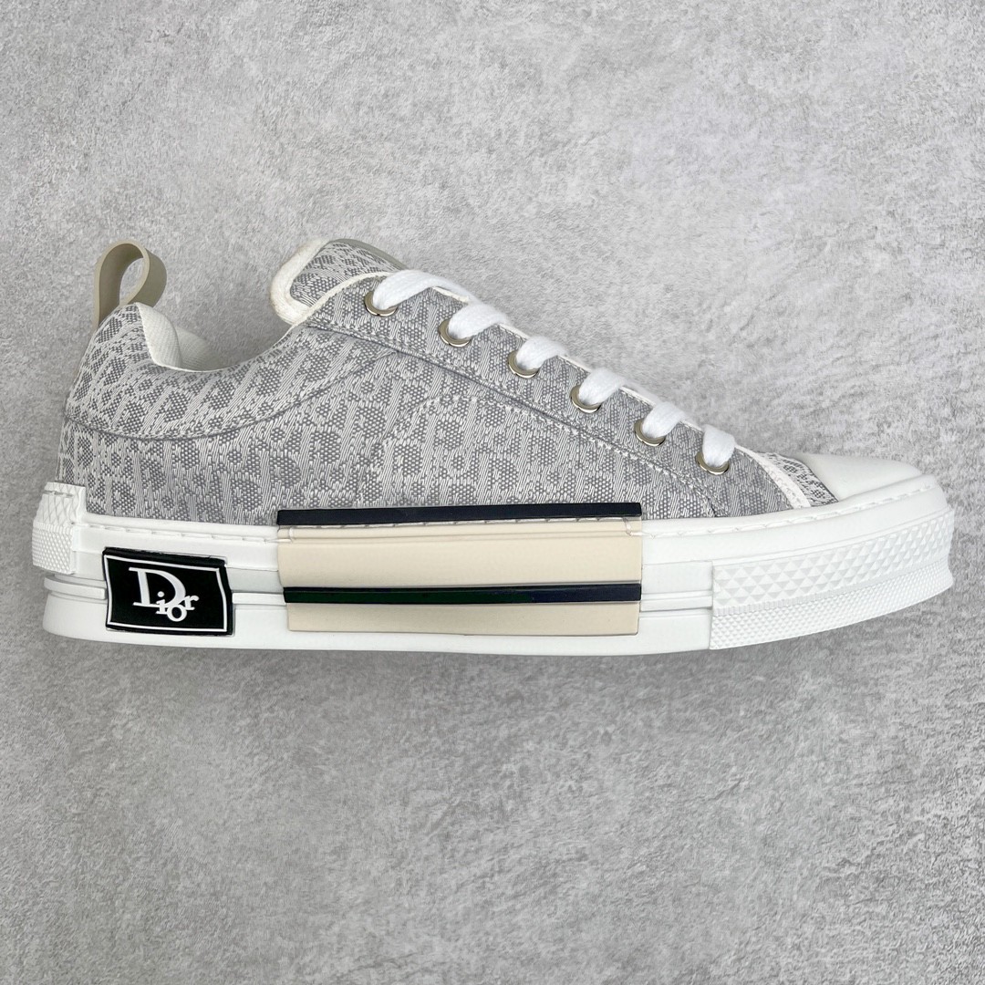 Dior 迪奥 B23 提花面料 Oblique 印花 低筒 休闲鞋 运动鞋 板鞋 男鞋 灰色 3SN249ZTU_H868