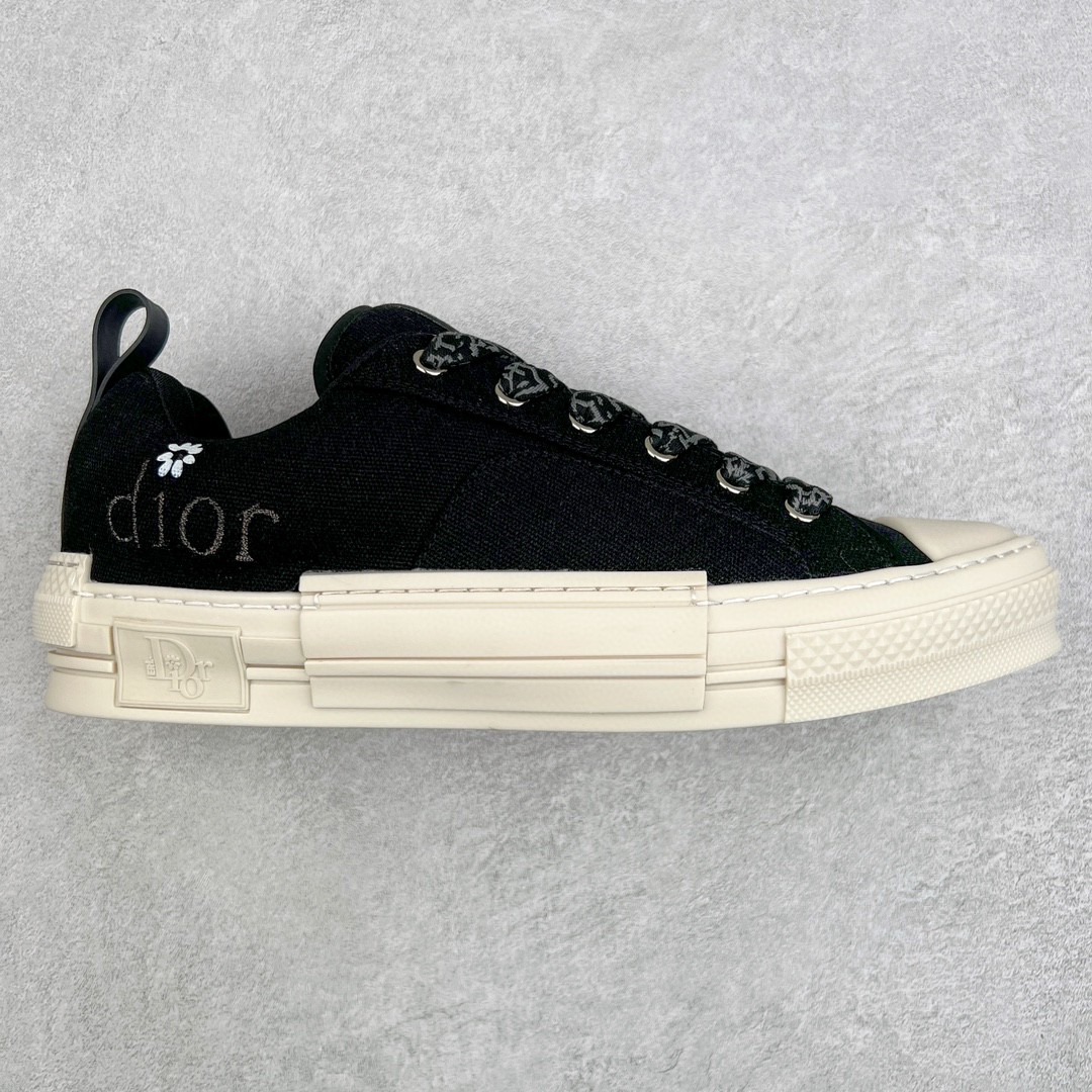 ERL Dior 迪奥 B23 帆布 徽标 低筒 休闲鞋 运动鞋 板鞋 男鞋 黑色 3SN292ZWC_H968
