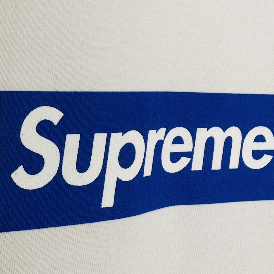 Supreme FW23 首尔开业限定系列 Box Logo Tee 字母花卉印花 圆领 短袖 T恤 男女同款 白色 SUP-FW23-051