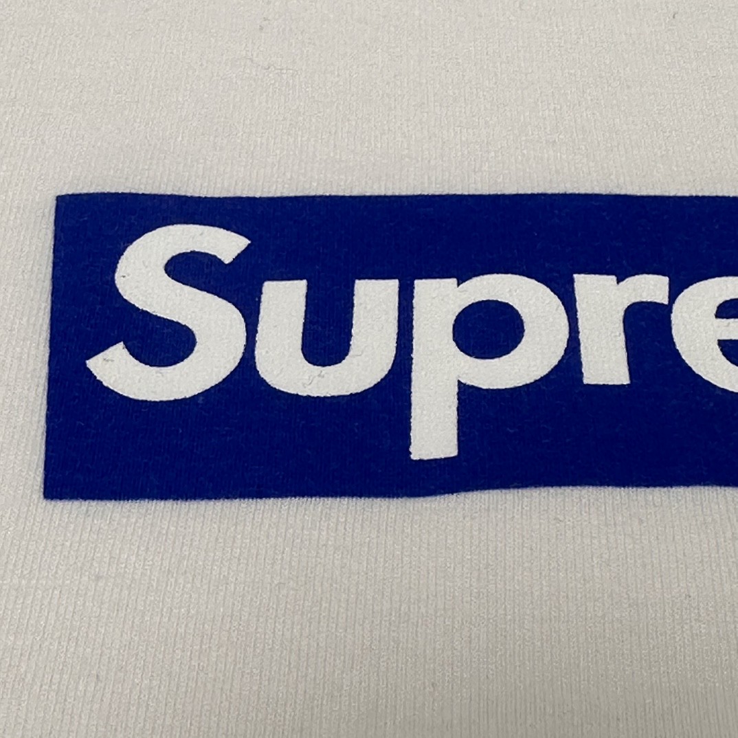 Supreme FW23 首尔开业限定系列 Box Logo Tee 字母花卉印花 圆领 短袖 T恤 男女同款 白色 SUP-FW23-051
