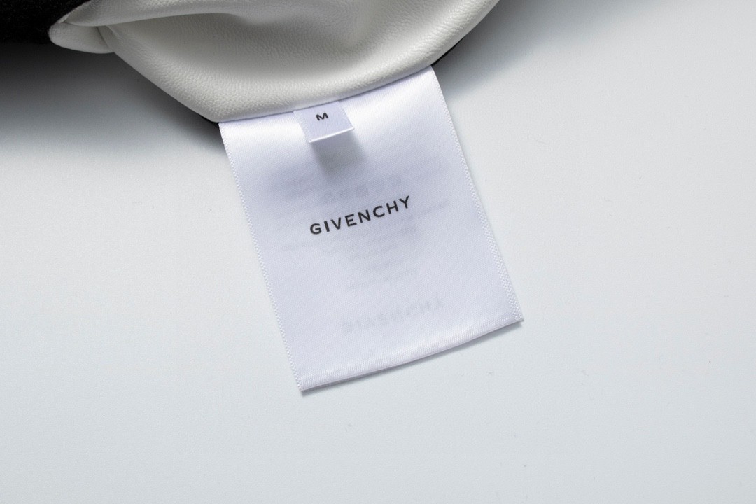 Givenchy 纪梵希 立领字母印花皮袖子 长袖 夹克 棒球服 外套 秋冬款 黑色 BM011S6Y16-004
