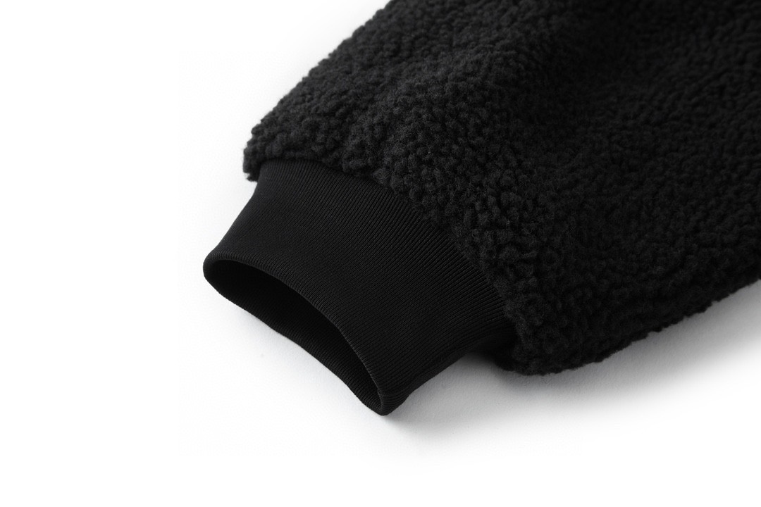 Balenciaga 巴黎世家 FW23 Logo字母图案休闲拉链连帽卫衣 外套 秋冬 黑色 768694TKQ261000