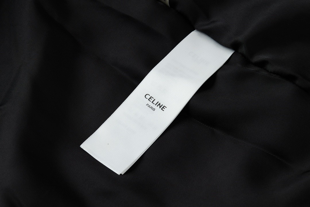 CELINE 赛琳 条纹边饰单排扣 长袖 夹克 棒球服 外套 秋冬款 男女同款 蓝色 2W973661V-07MR