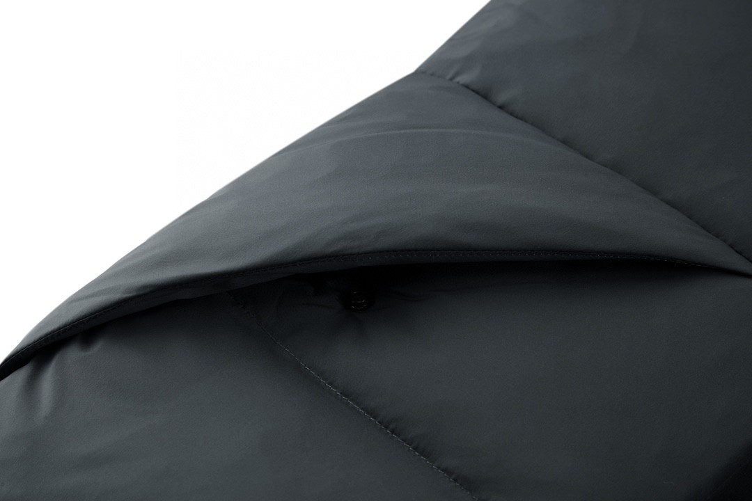 Moncler 蒙口 FW22 拼色连帽羽绒服 保暖 外套 炭灰色 H20911A0010953333934