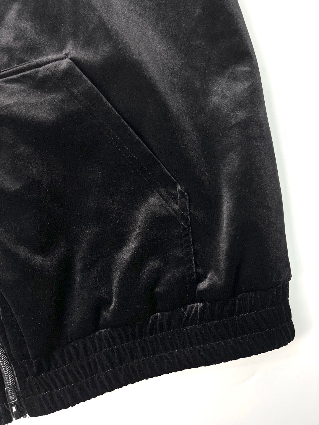 Balenciaga 巴黎世家 背部水钻logo 丝绒连帽卫衣 长袖 秋冬 男女同款 黑色 