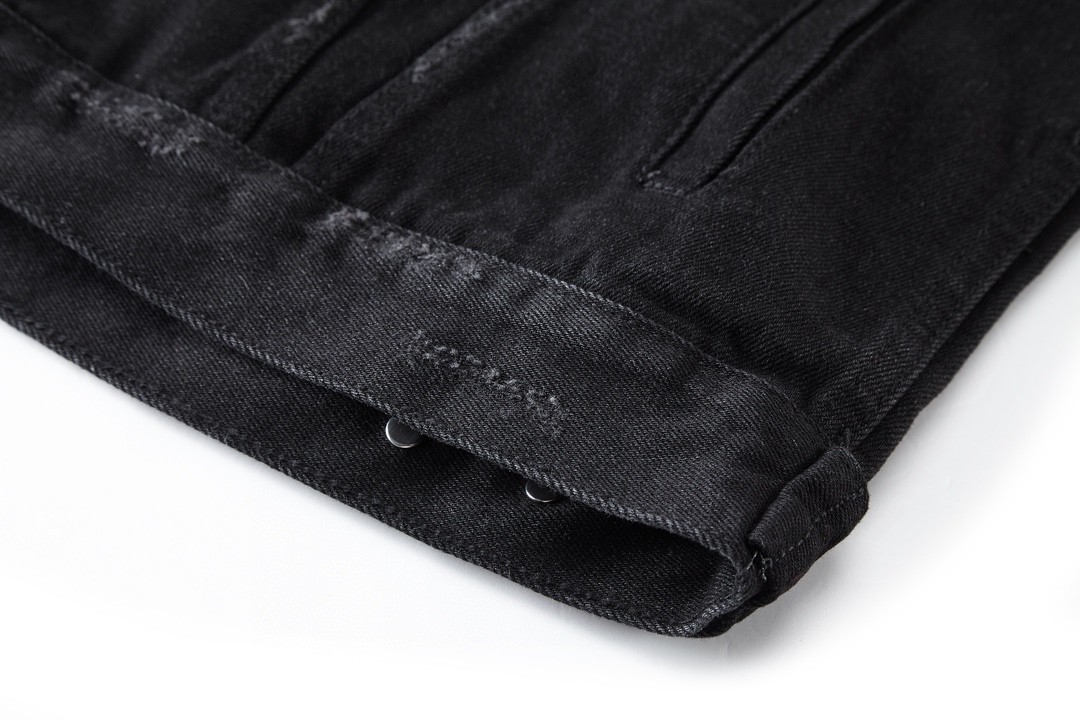 Balenciaga 巴黎世家 梵文印花 牛仔外套 牛仔衣 夹克 秋冬 黑色 