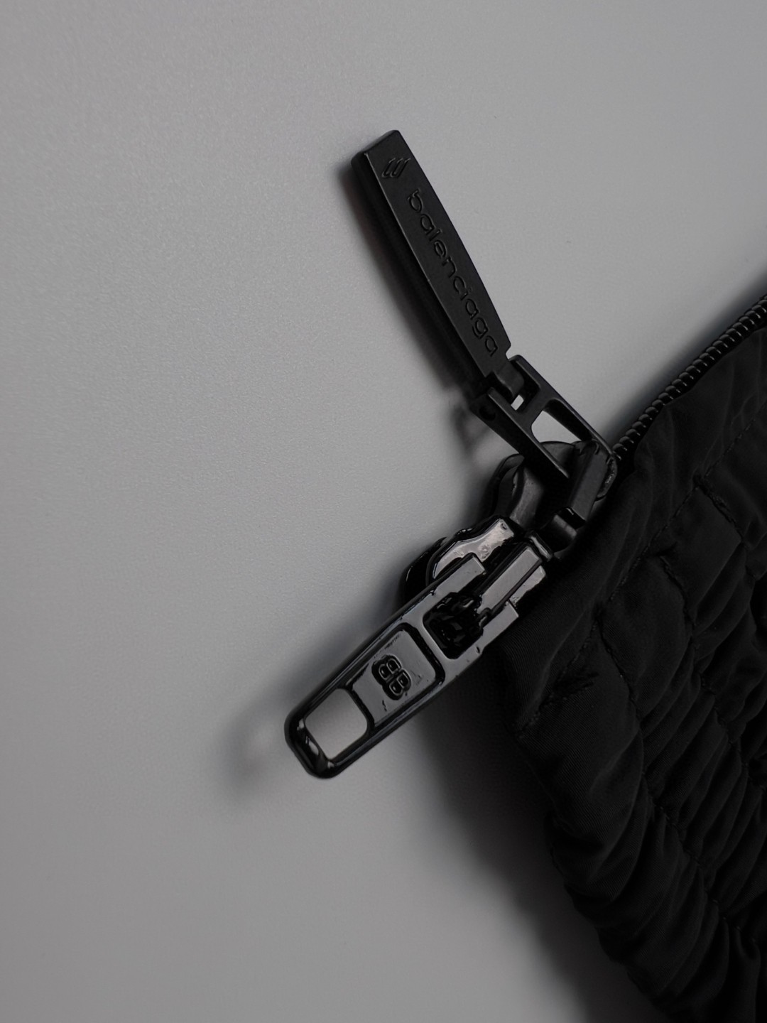 Balenciaga 巴黎世家 FW23 Logo字母印花撞色防晒立领夹克 长袖 冲锋衣 外套 秋冬 黑色 751726TOO481000