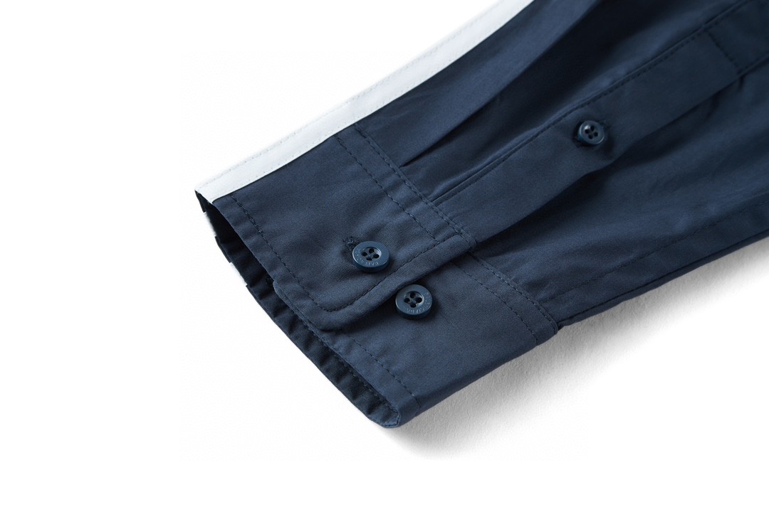 Balenciaga 巴黎世家 Adidas 联名款 曼联队标衬衫 长袖 秋冬 深蓝色