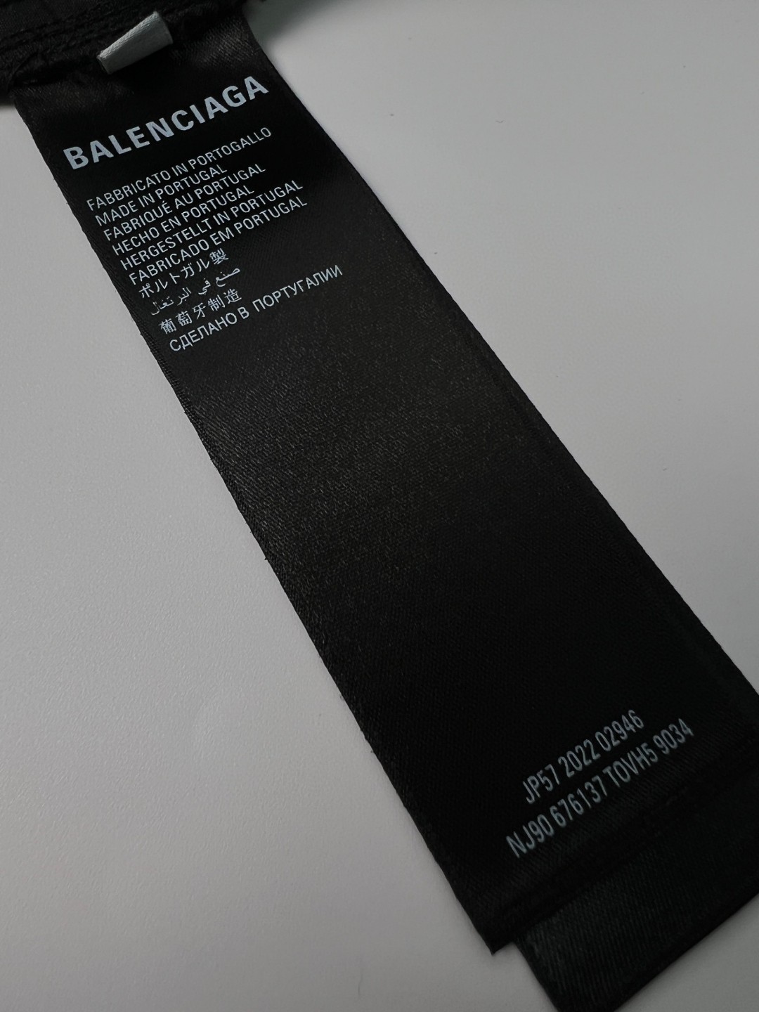 Balenciaga 巴黎世家 SS23 做旧破洞隐藏式拉链休闲裤 长裤 工装裤 男款 黑色 746493TKP271000