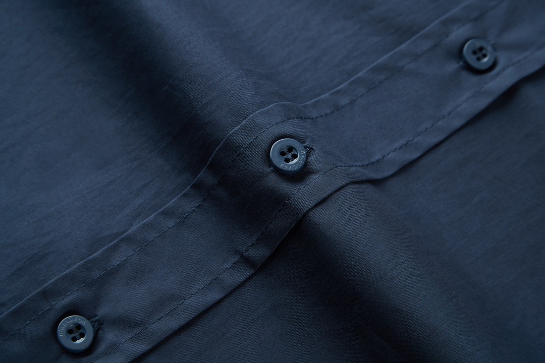 Balenciaga 巴黎世家 Adidas 联名款 曼联队标衬衫 长袖 秋冬 深蓝色