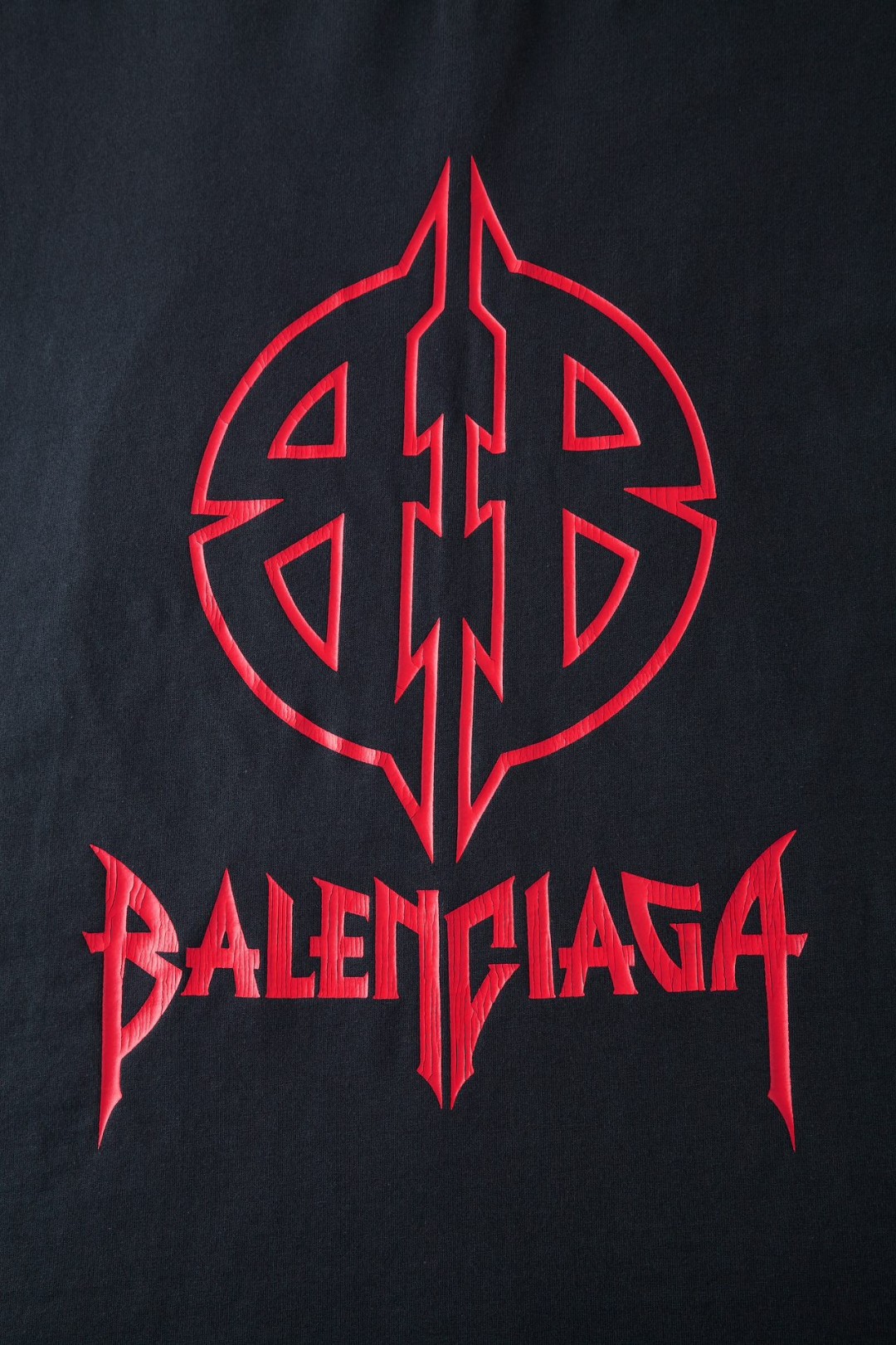 Balenciaga 巴黎世家 字母Logo印花 T恤 长袖 卫衣  秋冬 黑色 