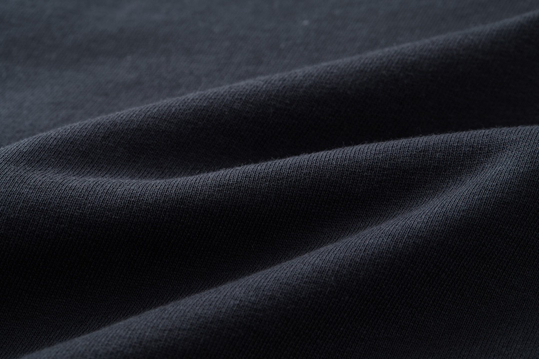 Balenciaga 巴黎世家 字母刺绣Logo 做旧连帽卫衣 长袖 秋冬 男女同款 黑色 739024TPVD81470