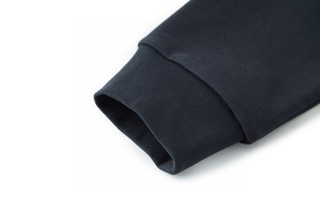 Balenciaga 巴黎世家 字母刺绣Logo 做旧连帽卫衣 长袖 秋冬 男女同款 黑色 739024TPVD81470