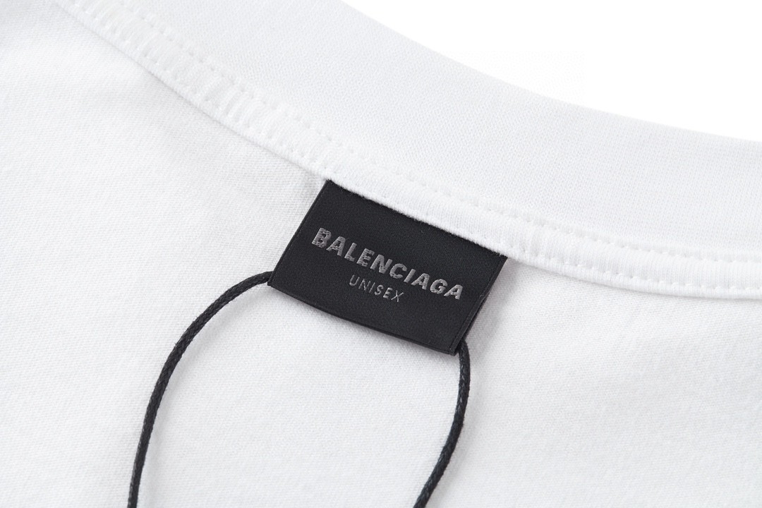 Balenciaga 巴黎世家 字母刺绣LogoT恤 长袖 卫衣  秋冬 白色 720250TPVD79065