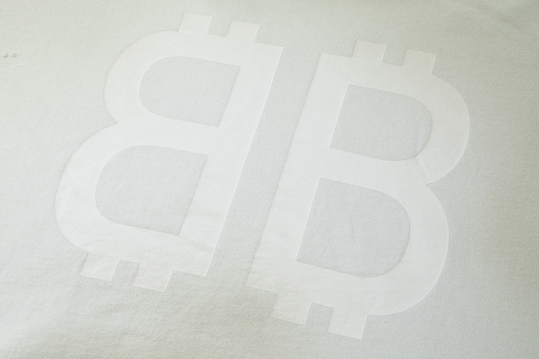 Balenciaga 巴黎世家 字母Logo印花 扎染破洞 连帽卫衣 长袖 秋冬 米白 742603TOVU7