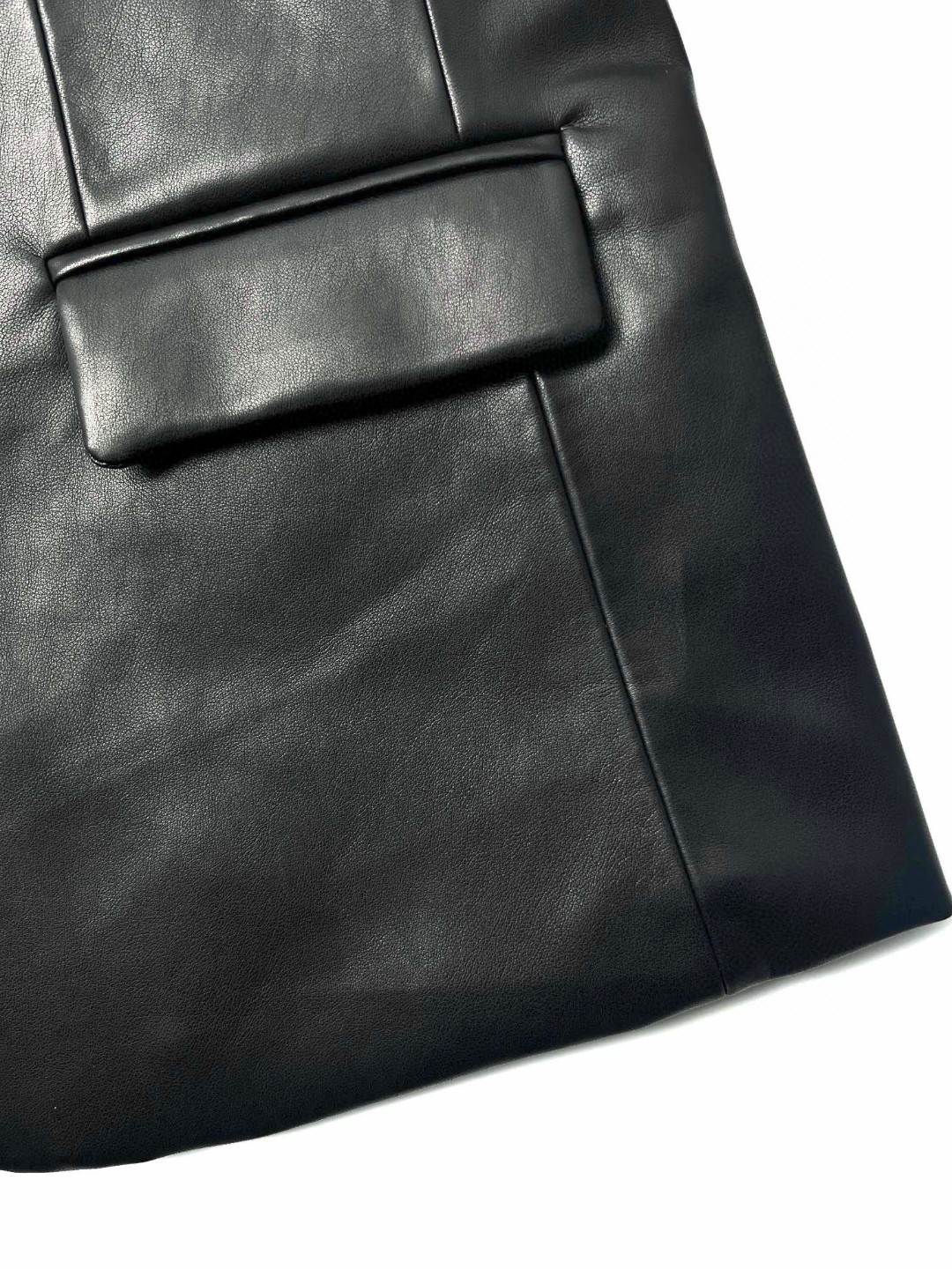 Balenciaga 巴黎世家 袖标皮衣西装 外套 长袖 秋冬 黑色