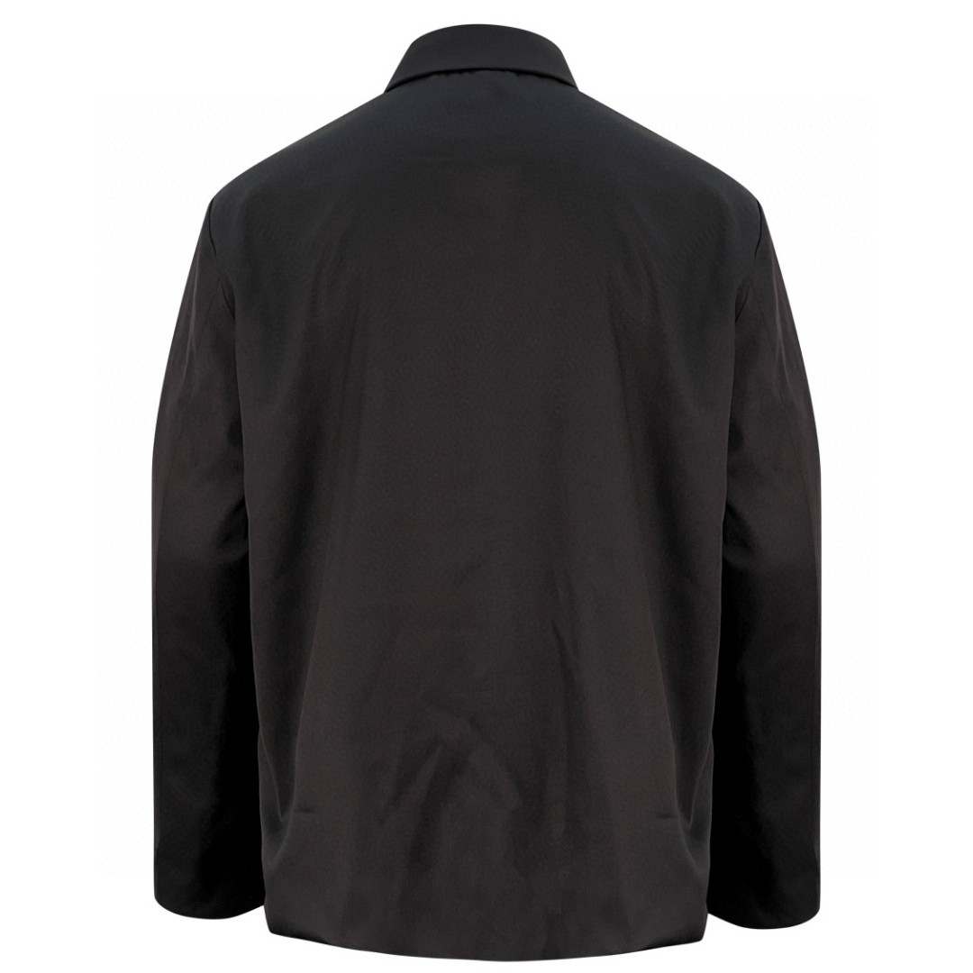 PRADA 普拉达 SS23 纯色三角徽标 夹克 外套 长袖 男女同款 黑色 SC640M-11QL-F0002