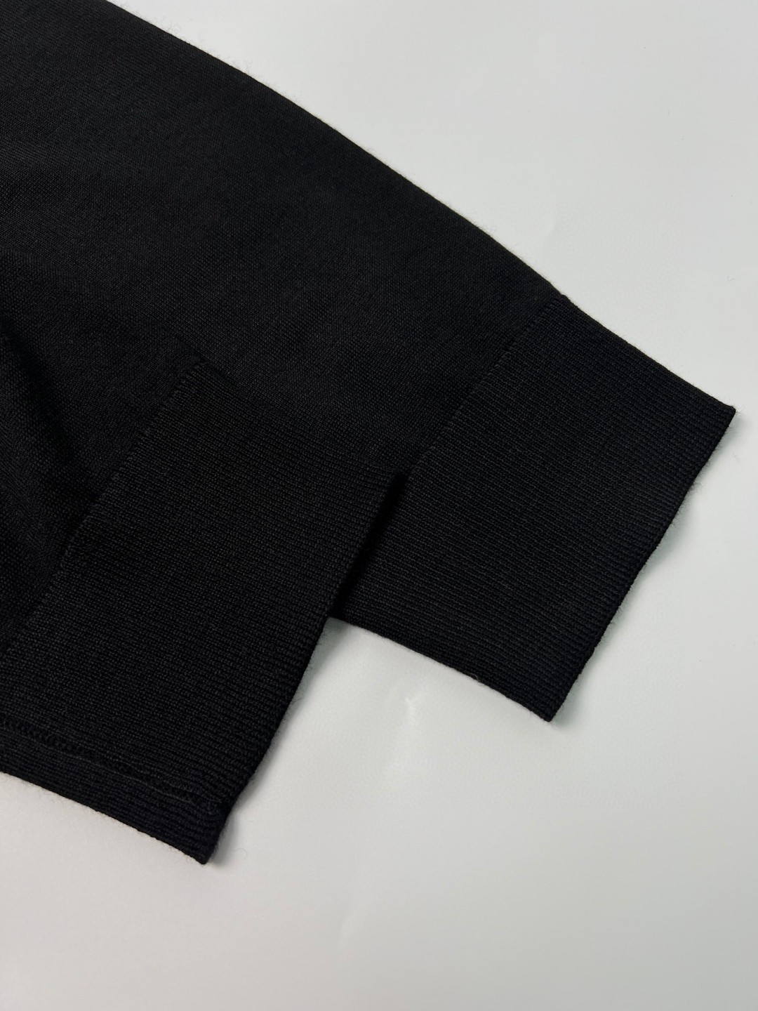 PRADA 普拉达 纯色字母Logo 毛衣 针织衫 长袖 秋冬款 黑色