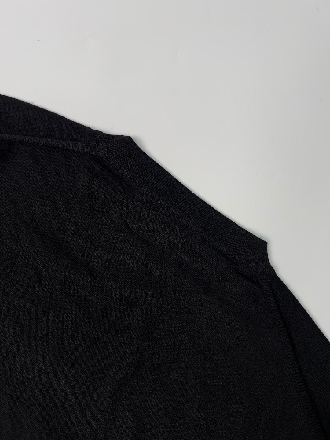 PRADA 普拉达 纯色字母Logo 毛衣 针织衫 长袖 秋冬款 黑色