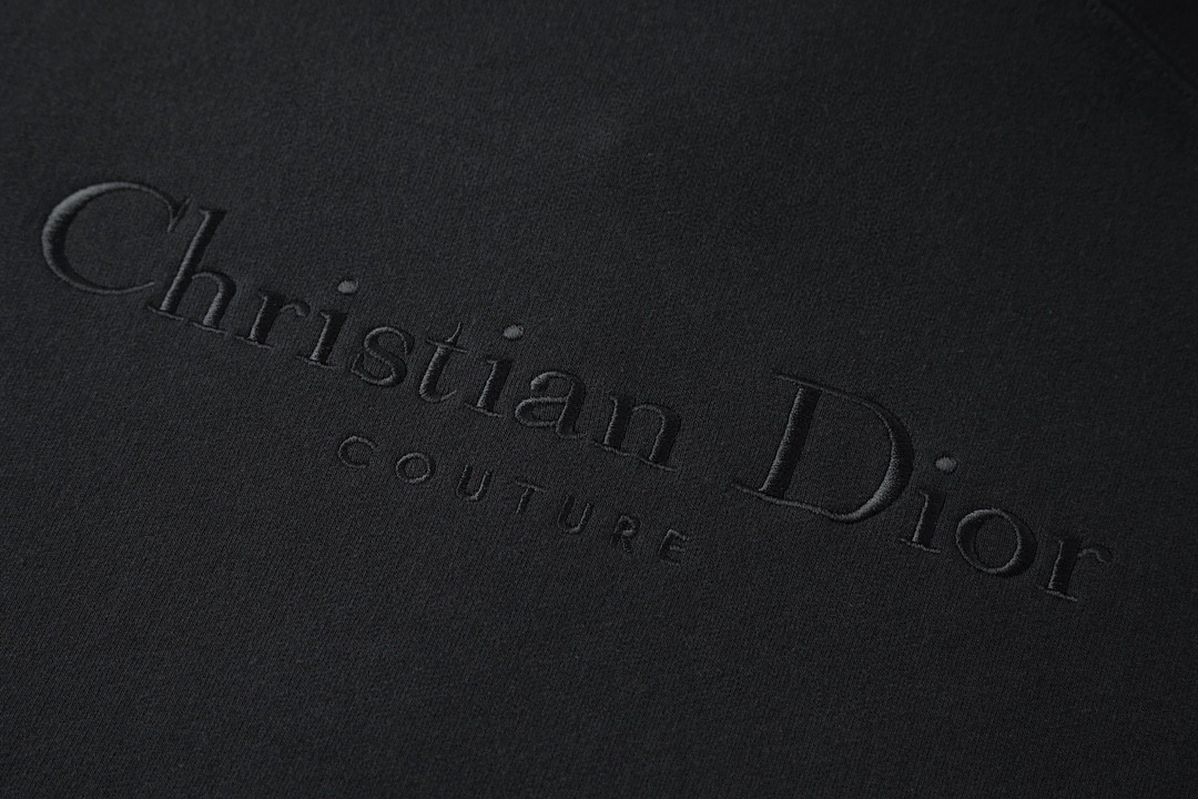 DIOR 迪奥 双面拉链连帽卫衣 长袖 外套 夹克 秋冬款 黑色 313J232A0531-C989