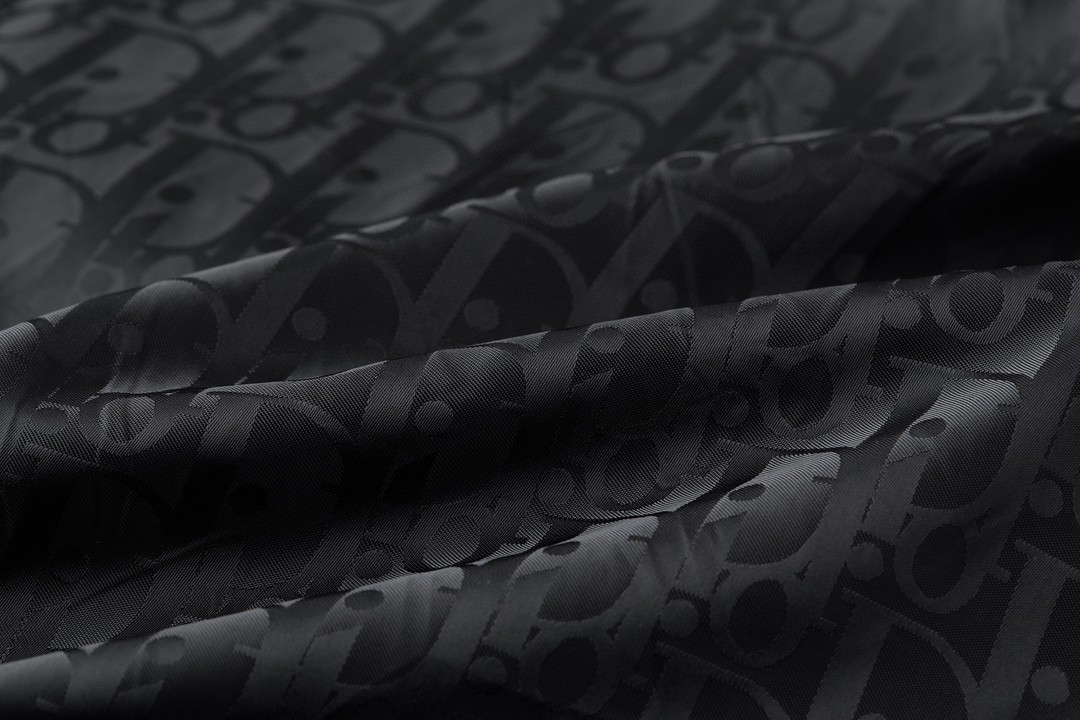 DIOR 迪奥 双面拉链连帽卫衣 长袖 外套 夹克 秋冬款 黑色 313J232A0531-C989