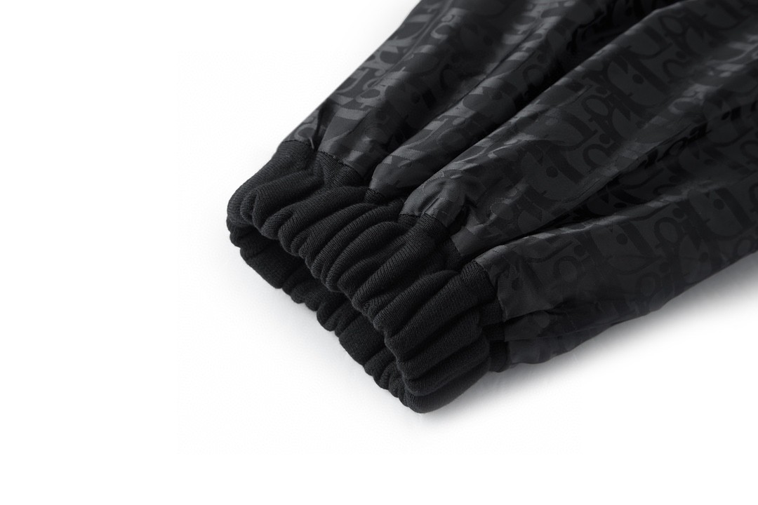 DIOR 迪奥 双面拉链连帽卫衣 长袖 外套 夹克 秋冬款 黑色 313J232A0531-C989