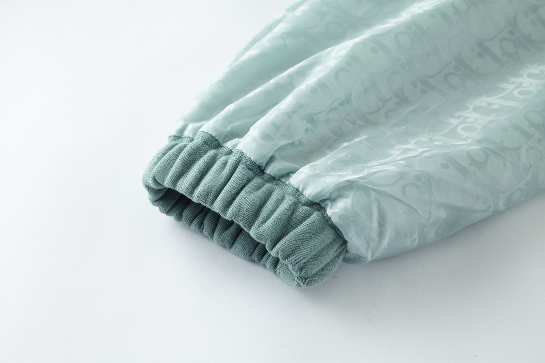 DIOR 迪奥 双面拉链连帽卫衣 长袖 外套 夹克 秋冬款 绿色 313J232A0531-C686