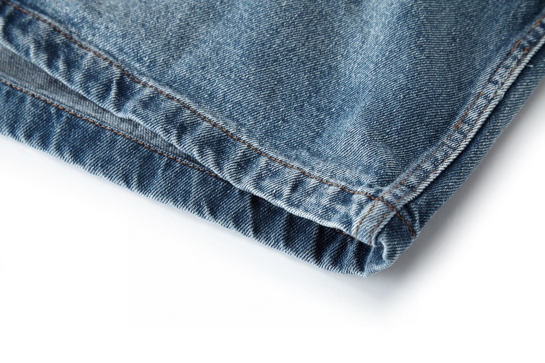 DIOR 迪奥 水洗做旧刺绣logo 双头拉链牛仔外套 长袖 牛仔衣 夹克 秋冬款 蓝色 313D487AY988-C580