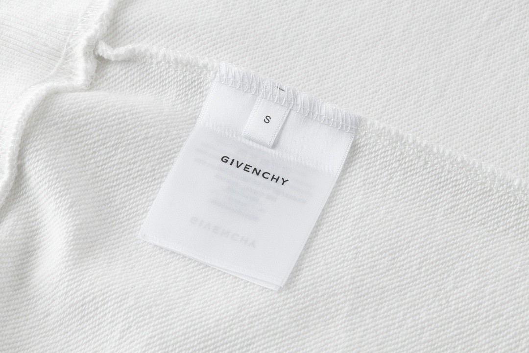 Givenchy 纪梵希 FW23 字母Logo印花圆领 卫衣 套头 长袖 秋冬款 白色