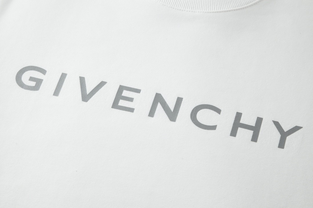 Givenchy 纪梵希 FW23 字母Logo印花圆领 卫衣 套头 长袖 秋冬款 白色