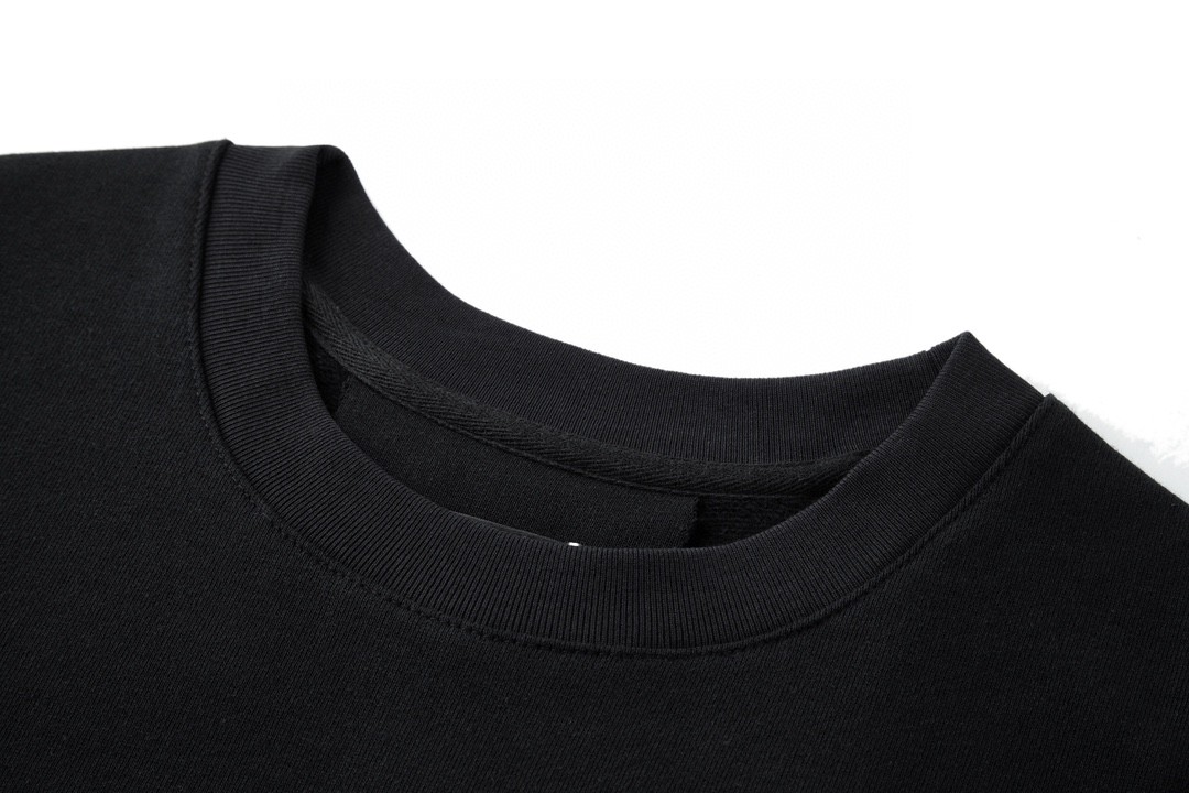 Givenchy 纪梵希 圆环陷阱字母印花logo 卫衣 套头 长袖 秋冬款 黑色 BMJ0B83Y69-001